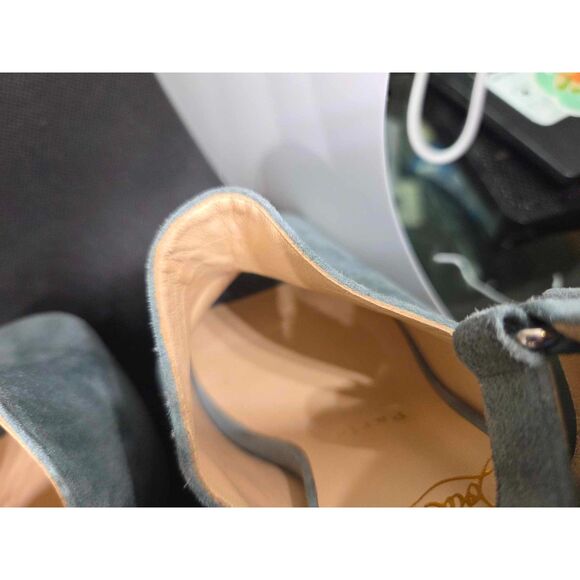 Christian Louboutin Tamila 140 MM Sandal/Clog Grey Suede 36.5 - Picture 4 of 14